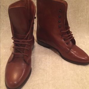 Joan & David Italy-Genuine Leather Boots, Size 38